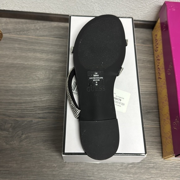 Guess ladies Nerica 2 embellished slide sandal - Picture 4 of 6